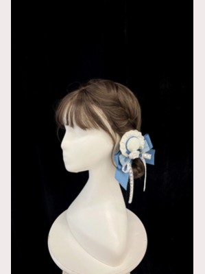 Blueberry Rabbit  Lolita Hair Accessory by Alice Girl (AGL67F)